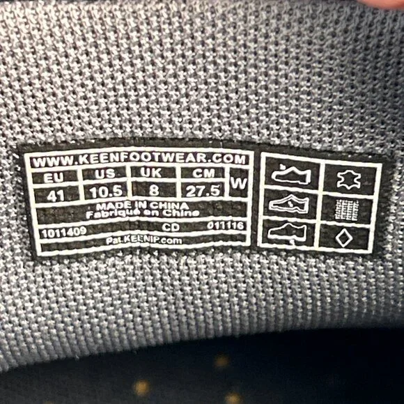 Keen Slip On Shoes Womens Size 10.5W Black Leather Casual Loafers Sneakers - Picture 10 of 10